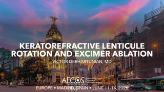 Keratorefractive Lenticule Rotation and Excimer Ablation